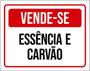 Imagem de Kit 3 Placas Vende-Se Essência E Carvão