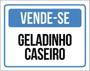 Imagem de Kit 3 Placas Vende-Se Geladinho Caseiro 36X46