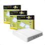 Imagem de KIT 3 Plafon Sobrepor Quadrado Alumínio Branco Com Led 12w