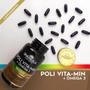 Imagem de Kit 3 Poli vita-min com ômega 3 60 cápsulas 1000mg Shambala