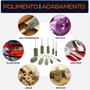 Imagem de Kit 3 Ponta Montada 4mm Cônica Borracha Gergelim Retifica