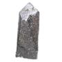 Imagem de Kit 3 Ponta Shungite com Pirita Natural 45 a 60mm com Brilho