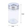 Imagem de Kit 3 Porta Condimento Aço Inox Potes De Vidro Tempero 100Ml