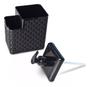 Imagem de Kit 3 Porta Detergente Esponja Com Bico Dosador Rattan Preto