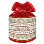 Imagem de Kit 3 Porta Panetone Tecido Com Fita Enfeite Natal Decoração