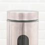 Imagem de Kit 3 Pote Inox Visor Vítreo Hermético 630ml - Mimo Style