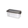 Imagem de Kit 3 Pote Para Alimentos Retangular 875ML Trava Mais