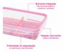 Imagem de Kit 3 Pote Plástico Com Travas Divisória 1,6l Freshy Sanremo