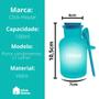 Imagem de Kit 3 Pote Porta Tempero Redondo Vidro com Colher de Bambu e Tampa Rolha 100ml