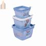 Imagem de Kit 3 Potes Bebe Infantil Conect Papinha Lanche Urso Baby