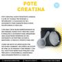 Imagem de Kit 3 Potes Para Creatina 500g Vazio + Scoop de 50ml