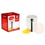 Imagem de Kit 3 Potes para Queijo Ralado Multiuso de Aço Inox 100% Lavável