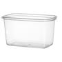 Imagem de Kit 3 Potes Retangular Transparente Com Tampa Volare 3,0 L