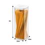 Imagem de Kit 3 Potes Smart Branco - 1 - 600ML / 1 - 1,300ML  / 1 - 2,000ML