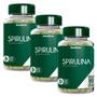 Imagem de Kit 3 Potes Spirulina Suplemento Alimentar Natural Vitaminas 100% Puro Natunéctar 180 Capsulas