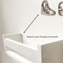Imagem de Kit 3 prateleira branca para banheiro organizadora de cosméticos mariá mdf - linha multiuso