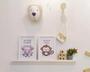 Imagem de Kit 3 Prateleira Lisa MDF 50x10 Branco Reta Quadros Fotos Livro Decoração