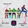Imagem de Kit 3 Prateleira Para Bonecos Marvel Estante Barbie Nicho De Pelúcia Brinquedos Infantis Mdf 55cm