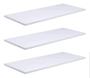 Imagem de Kit 3 Prateleiras 30X15 Mdf Branco Com Suporte