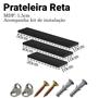 Imagem de Kit 3 Prateleiras Nicho com Tamanhos Variados MDF