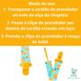 Imagem de Kit 3 Prendedor de Chupeta Pietra BabyKit 3 Prendedores de Chupetas Estampado Pietra Baby Menimo Menina Infantil Corrente Cordão Bebê Criança