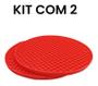 Imagem de Kit 3 Protetores Silicone Para Fogão De Indução Não Derrete Descanso Panela