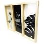 Imagem de Kit 3 Quadrinhos Decorativo Para Quarto 10x25cm Hugart