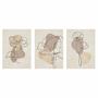 Imagem de Kit 3 - Quadro Arte Moderna Pintura Abatrata Mdf Tratado