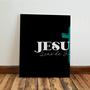 Imagem de Kit 3 Quadro Decorativo Leão de Judá Cristão Gospel 60x30cm