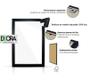 Imagem de Kit 3 Quadros Decorativos Com Moldura Preta Navio Europeu