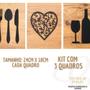 Imagem de Kit 3 Quadros Decorativos Cozinha