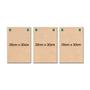 Imagem de Kit 3 Quadros Decorativos Gruute Madeira Mdf Adesivado