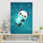 Imagem de Kit 3 Quadros Decorativos Infantil Urso Panda 20x28