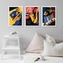 Imagem de Kit 3 Quadros Decorativos Posters Cartes Jz 33X24Cm