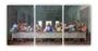 Imagem de Kit 3 quadros decorativos religioso santa ceia religião mdf