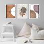 Imagem de Kit 3 Quadros Fé E Gratidão Boho 33X24Cm - Com Vidro