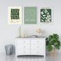 Imagem de Kit 3 Quadros Matisse Picasso Bauhaus Verde 24x18cm - com vidro