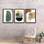 Imagem de Kit 3 Quadros Modernos Boho Style 45X34Cm