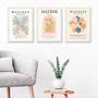 Imagem de kit 3 Quadros Posters Matisse Candy Colors 24x18cm