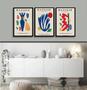 Imagem de Kit 3 Quadros Posters Matisse Colorido 24X18Cm