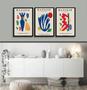 Imagem de Kit 3 Quadros Posters Matisse Colorido 33x24cm