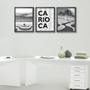 Imagem de Kit 3 Quadros Rio De Janeiro - Copacabana 45x34cm - com vidro