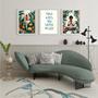 Imagem de Kit 3 Quadros Yoga - Super Poderes 33x24cm - com vidro