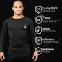 Imagem de Kit 3 Rash Gorilla Treino Academia Jiu Jitsu Luta Proteção UV Flexível Secagem Rápida 