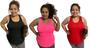 Imagem de Kit 3 Regata Feminina Nadador Fitness Academia Plus Size