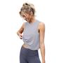 Imagem de Kit 3 Regatas Blusinha CROPPED MALHA Fitness Camiseta Feminina Corrida Academia 621