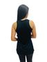 Imagem de kit 3 regatas feminina fitness camiseta tapa bumbum blusa academia