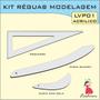 Imagem de Kit 3 Réguas Modelagem Acrilico Patchwork Scrapbook Fenix