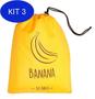 Imagem de Kit 3 Sacola Para Conservar Alimentos - Banana