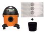Imagem de Kit 3 Sacos Aspirador Lavor Wash Compact Eco 1250w + Filtro
